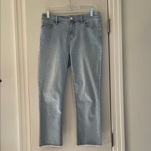 Light Blue Straight Leg Women's Jeans